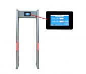 6 Zone Full Color Touch Screen Multi-zone Walk through Metal Detector